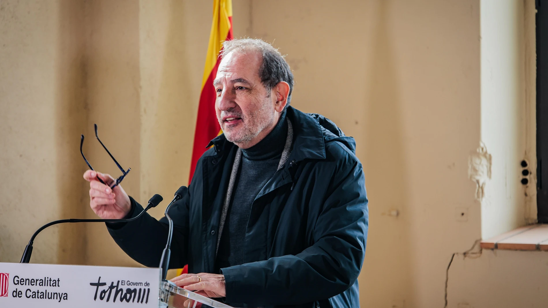 El conseller de Justicia y Calidad Democrática de la Generalitat, Ramon Espadaler, este domingo REMITIDA / HANDOUT por Generalitat de Catalunya Fotografía remitida a medios de comunicación exclusivamente para ilustrar la noticia a la que hace referencia la imagen, y citando la procedencia de la imagen en la firma 09/02/2025