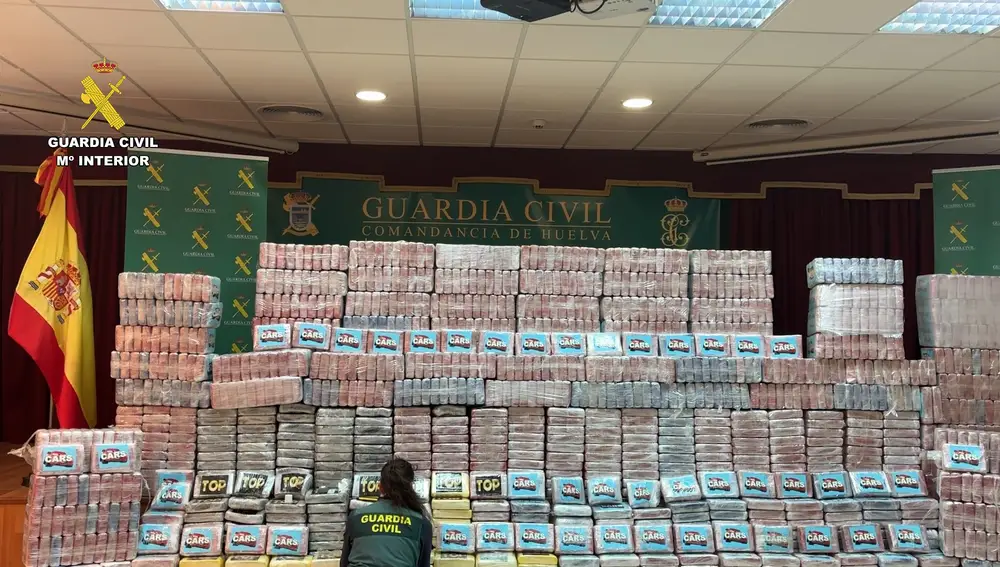 Intervenidos más de 1.500 kg de cocaína en la localidad de Sanlúcar de Guadiana