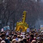 Unas 15.000 personas se manifiestan en Madrid para exigir "el derecho por una vivienda digna": "Es una emergencia"