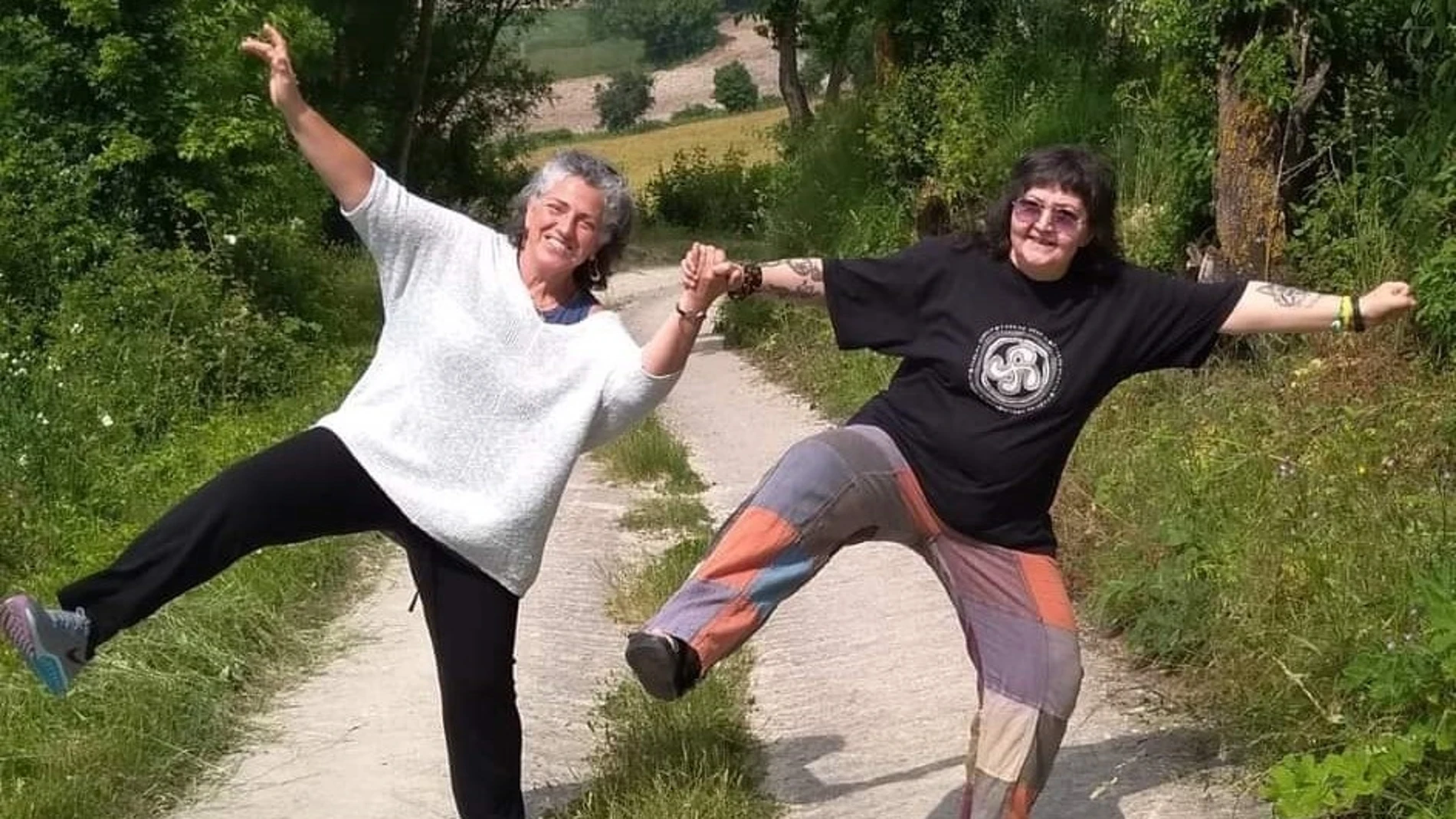 Las poetas Inma Pelegrín y Katy Parra