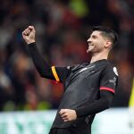 Álvaro Morata celebra su gol al Adana Demirspor