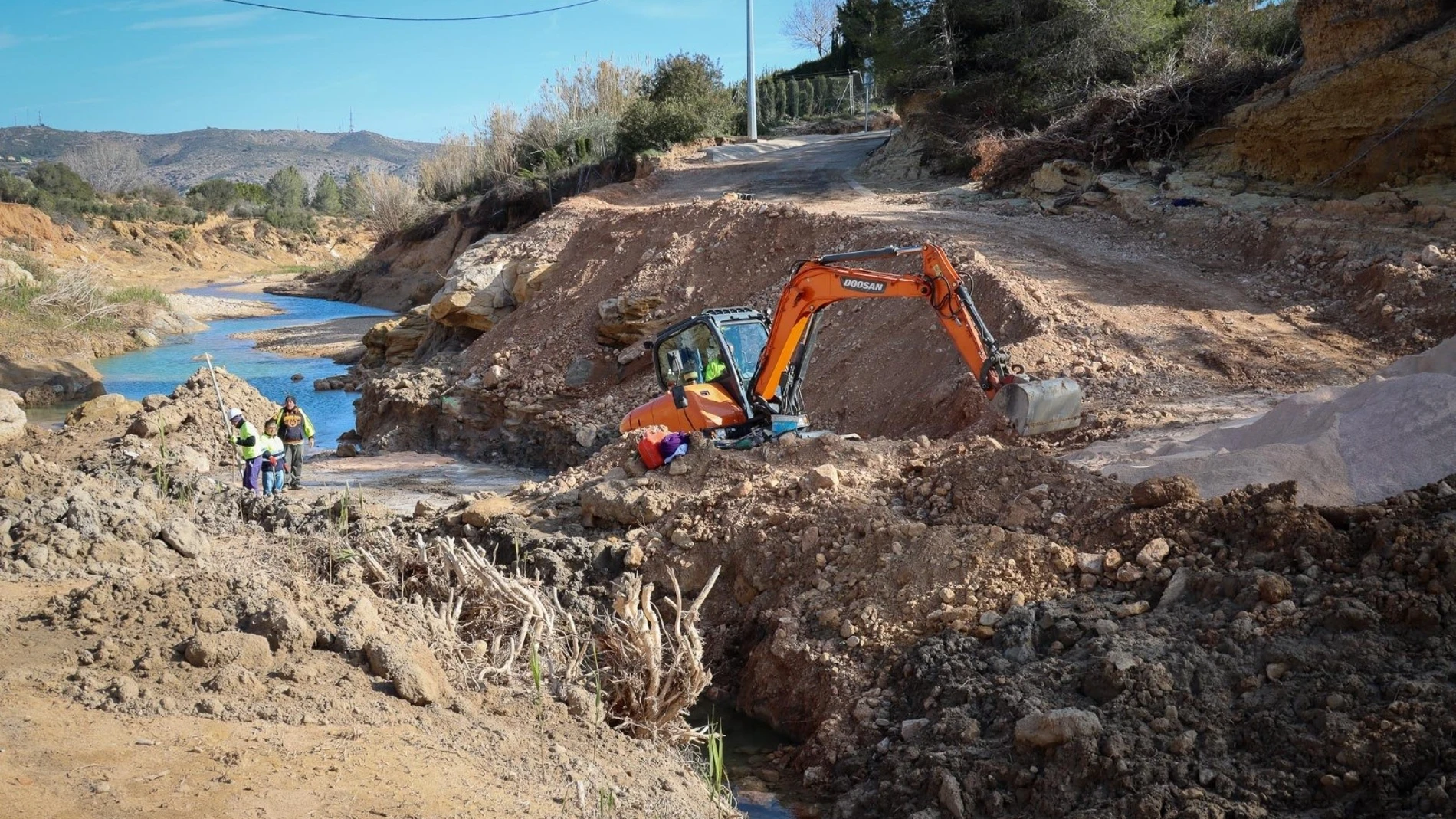 Barranco l`Horteta REMITIDA / HANDOUT por TORRENT Fotografía remitida a medios de comunicación exclusivamente para ilustrar la noticia a la que hace referencia la imagen, y citando la procedencia de la imagen en la firma 10/02/2025