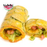 Rollito de calabacín relleno