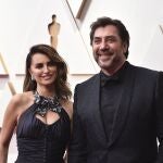 Penelope Cruz, left, and Javier Bardem arrive at the Oscars on Sunday, March 27, 2022, at the Dolby Theatre in Los Angeles. 