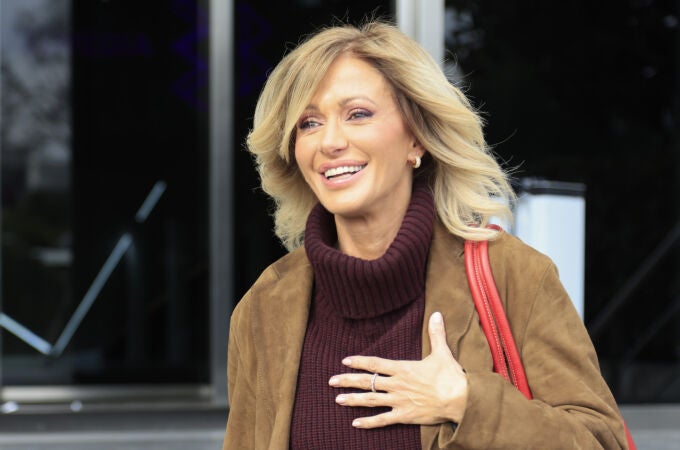 Susanna Griso con look boho de invierno.