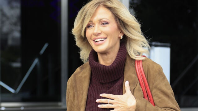 Susanna Griso con look boho de invierno.