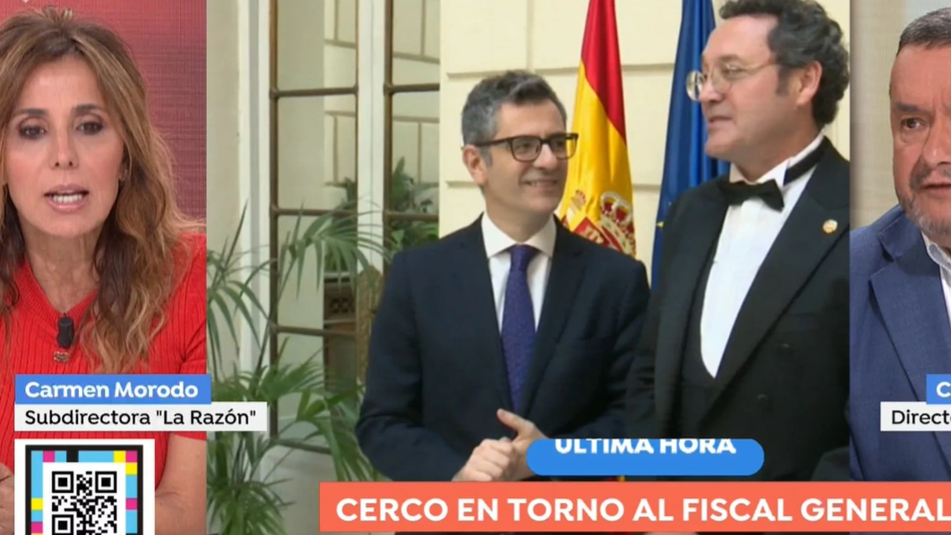 Tenso debate en "Espejo Público" por García Ortíz: "Que estaríais diciendo si el fiscal general no fuera de Sánchez"