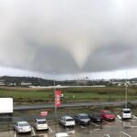 Imagen de archivo de un tornado en la provincia de Huelva