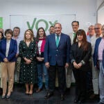 El portavoz de Vox Salamanca, Ignacio Rivas, durante la presentación de la candidatura en las últimas elecciones municipales