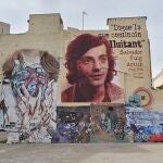 Mural dedicado a Puig Antich
