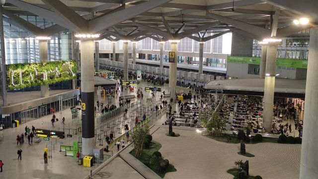 Imagen del aeropuerto de Barajas