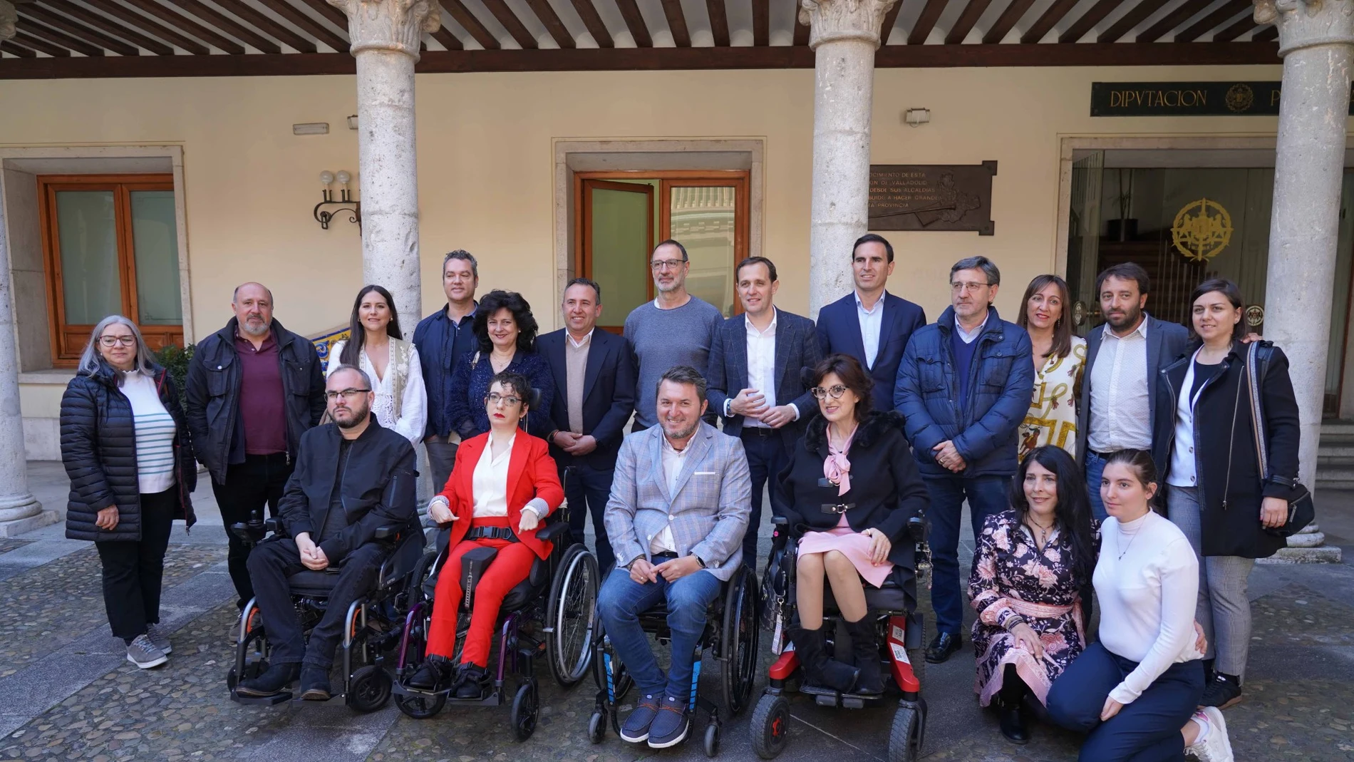 Reunión del CERMI Castilla y León con la Diputación de Valladolid
