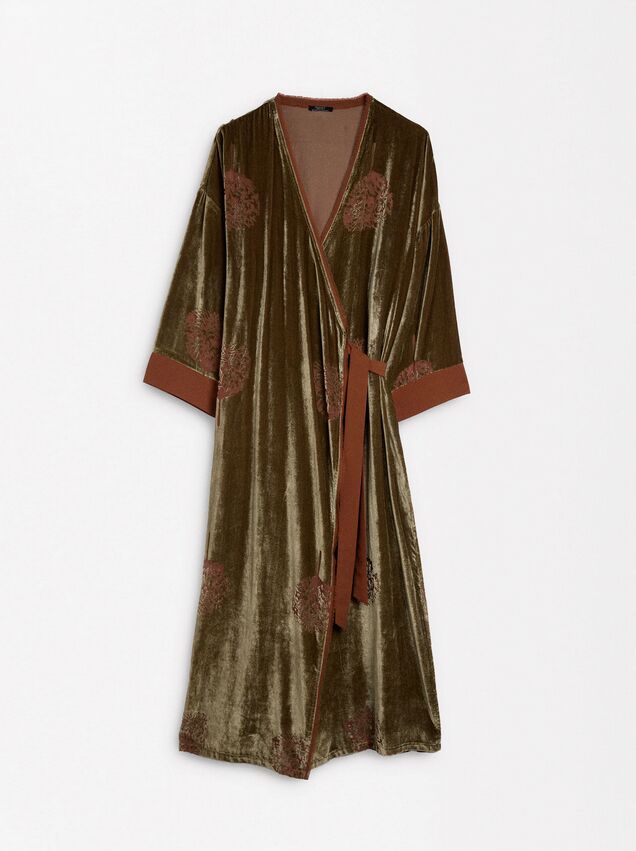 Kimono terciopelo.