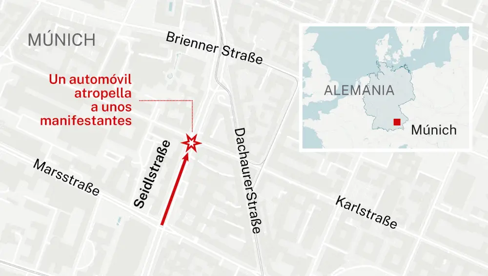 Atropello en Múnich