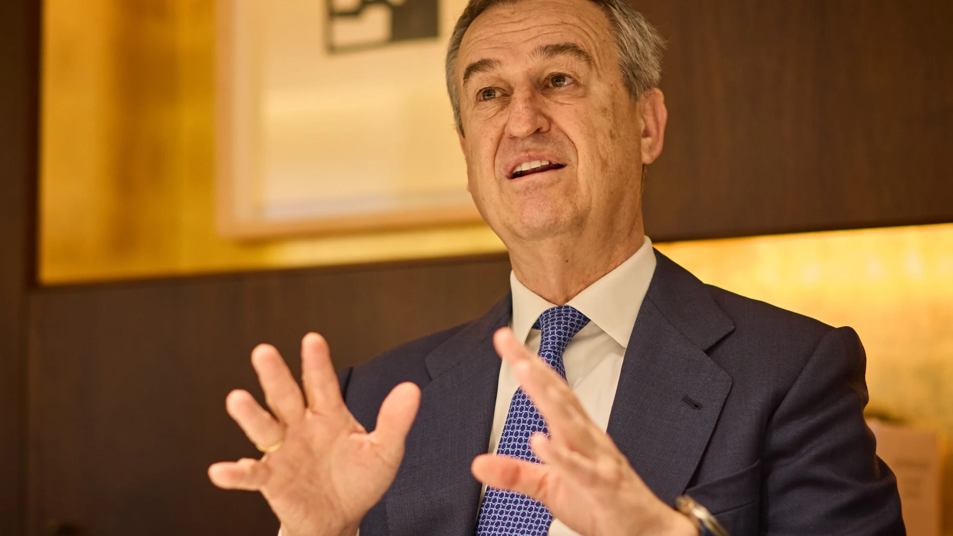 Entrevista con César González-Bueno, consejero delegado de Banco Sabadell. © Alberto R. Roldán / Diario La Razón. 13 02 2025
