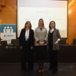 La profesora en Neurociencia Elena Gallardo-Morillo antes de la conferencia