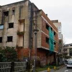 Imagen del edificio registrado esta madrugada. 