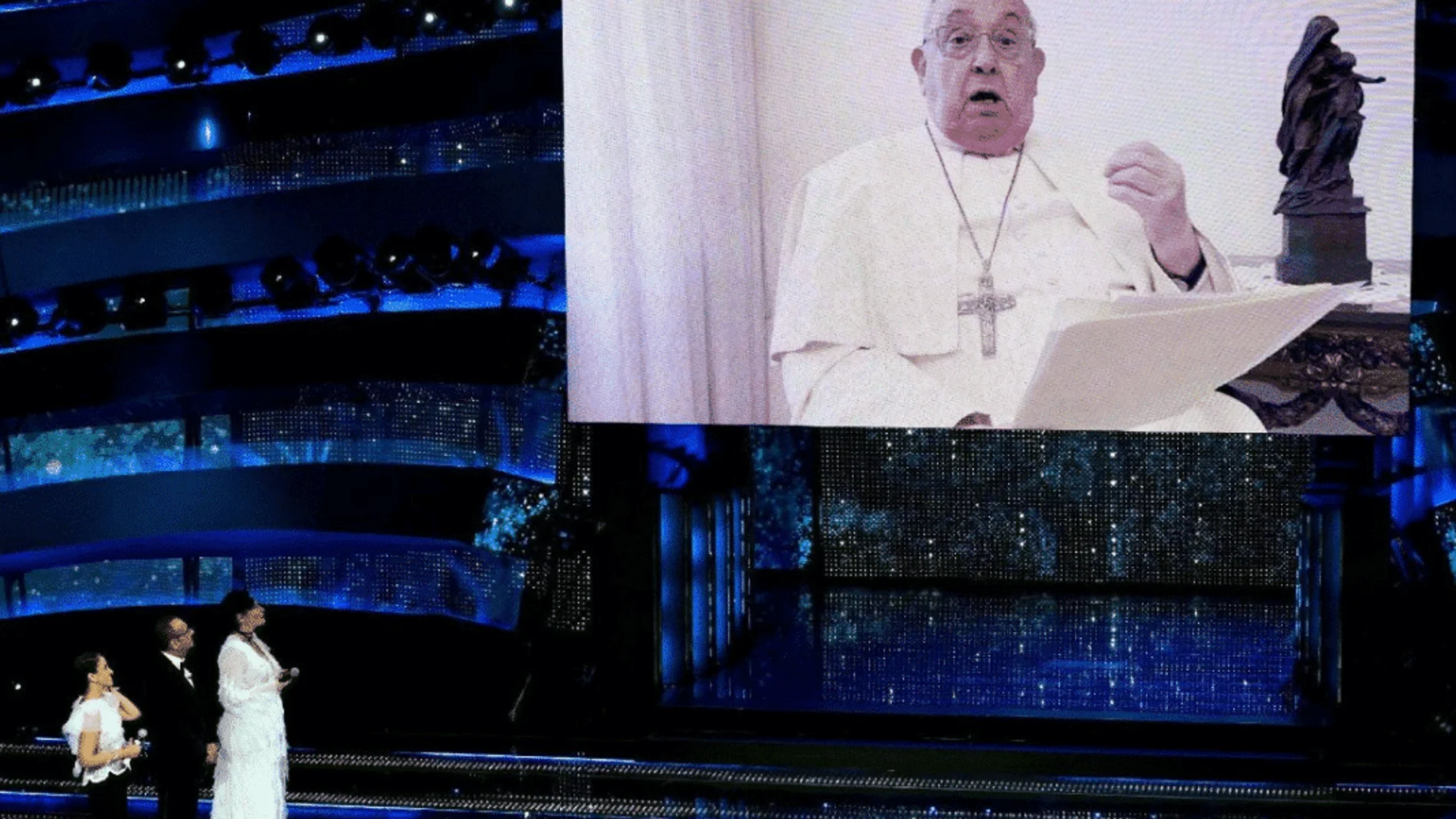 El Papa Francisco interviene en el Festival de San Remo