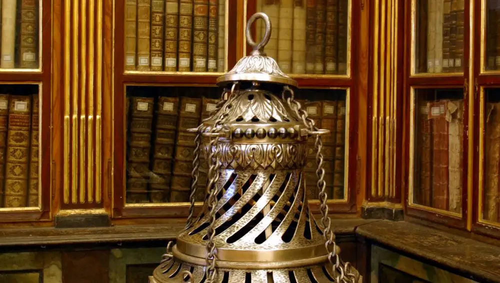 El Botafumeiro en la biblioteca.