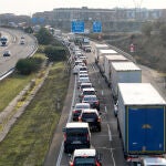 Autovía A-62 a la altura de Simancas (Valladolid)