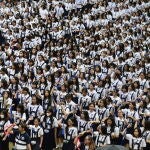 Students perform dances to mark the One Billion Rising event in Manila