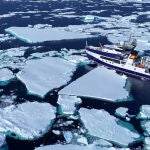 El buque oceanográfico Odón de Buen del Instituto Español de Oceanografía ha roto en la Antártida hielo por primera vez en aguas del Mar de Weddell El buque oceanográfico Odón de Buen del Instituto Español de Oceanografía ha roto en la Antártida hielo por primera vez en aguas del Mar de Weddell