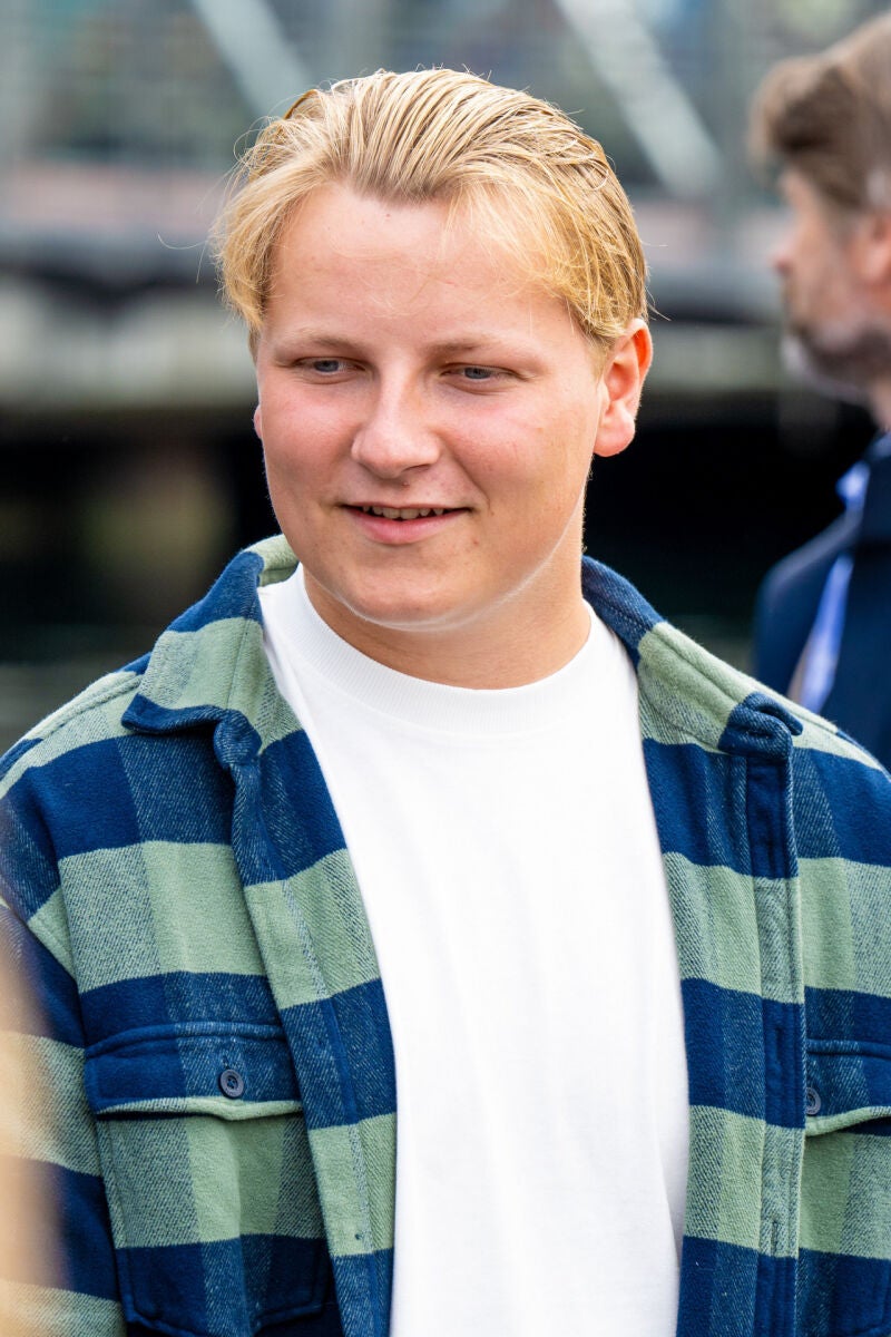 El príncipe Sverre Magnus de Noruega