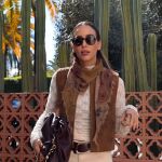 El look de Rocío Osorno en Marruecos.