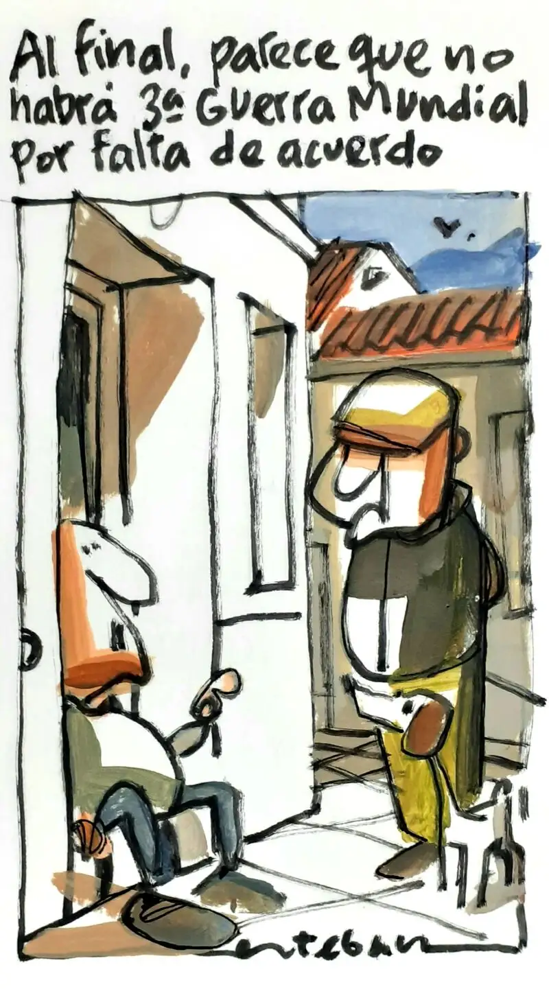 La viñeta de Esteban: 15 febrero 2025