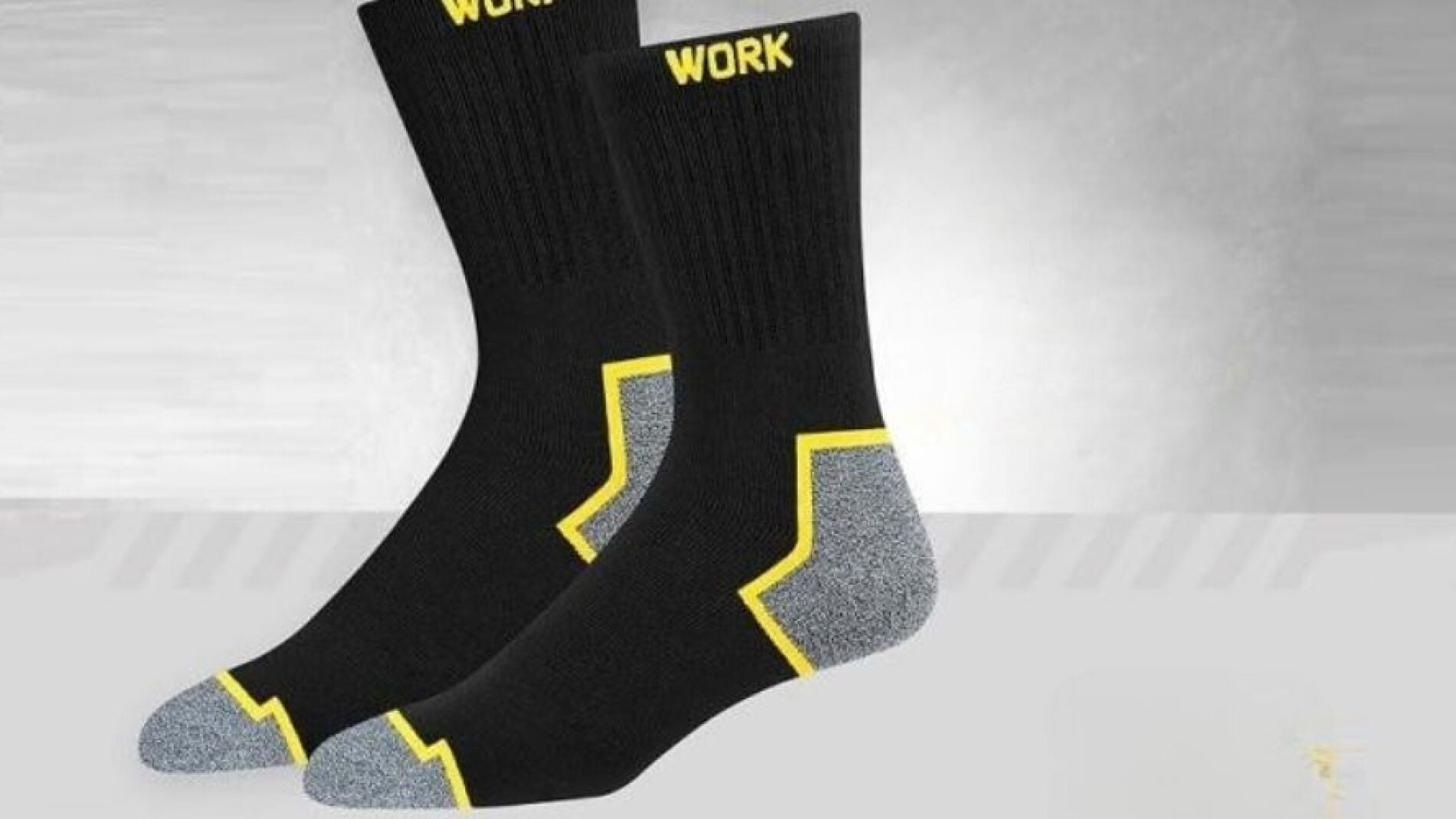 10 Pares De Calcetines Altos Para Hombre De Trabajo: Acolchado Ultra Suave Y Elasticidad Duradera