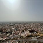 Posible incremento de los niveles de partículas PM10 en Lorca debido a la entrada de una masa de aire africano