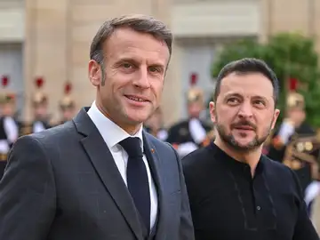 Macron y Zelenski Macron y Zelenski
