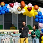 Stephen Curry, en una actividad del All-Star