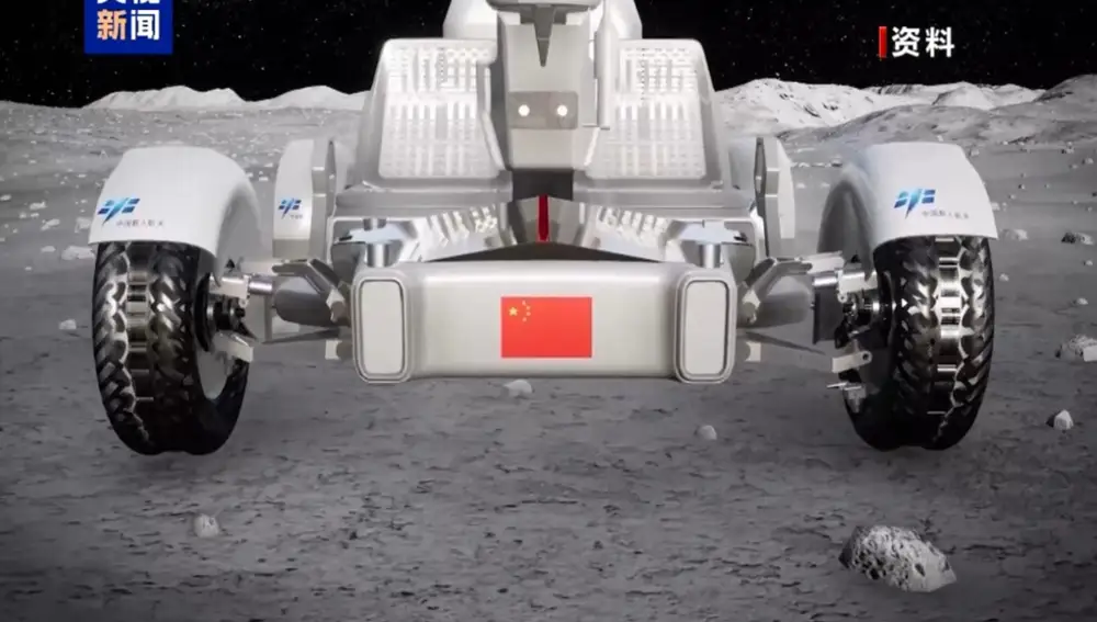 Así es el vehículo explorador espacial chino