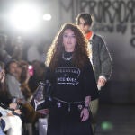 Sofía Cristo debutando como modelo.