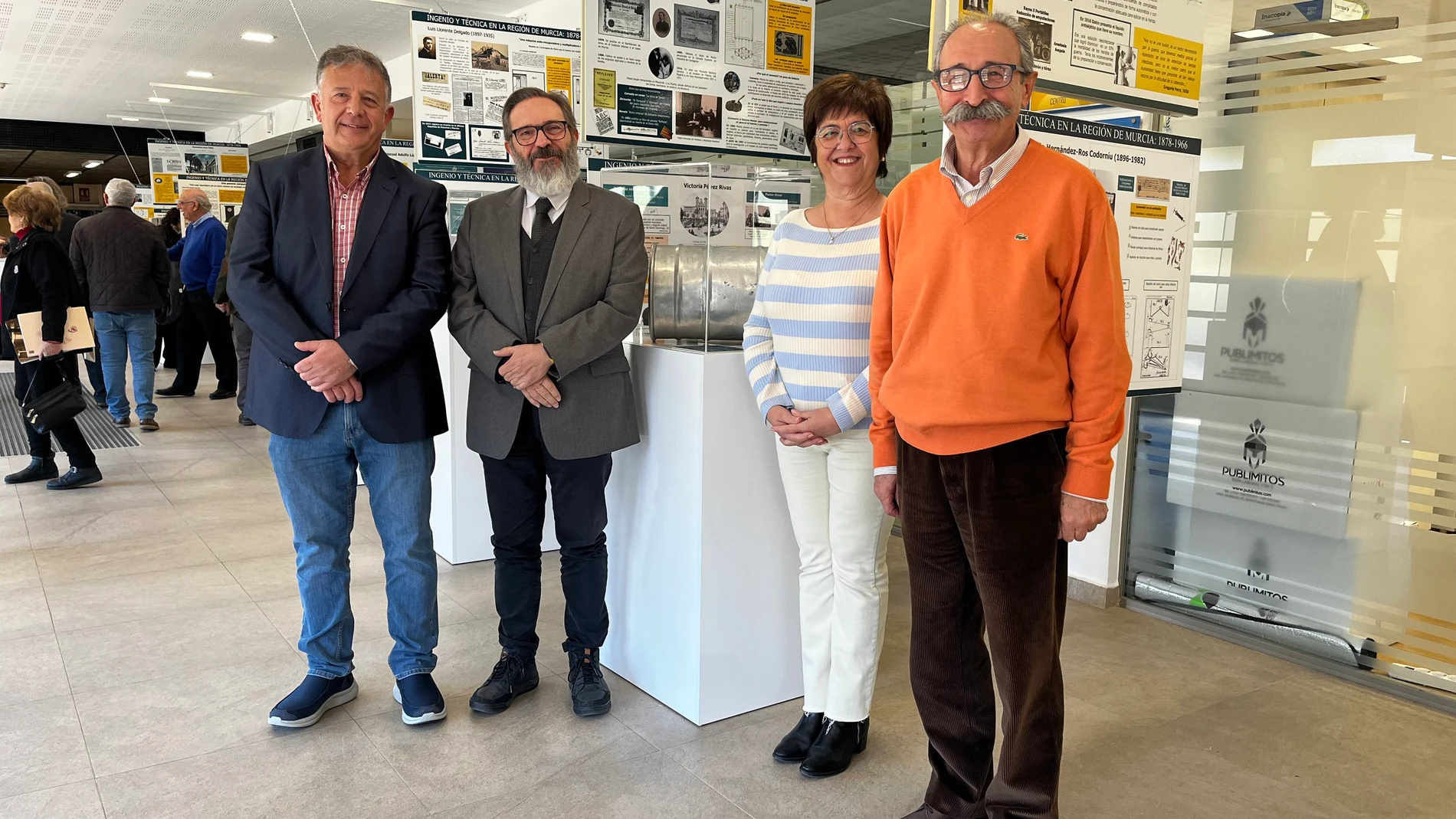 Inauguración de la exposición 'Inventores e inventoras en la Región de Murcia 1878-1966' REMITIDA / HANDOUT por ACCRM Fotografía remitida a medios de comunicación exclusivamente para ilustrar la noticia a la que hace referencia la imagen, y citando la procedencia de la imagen en la firma 15/02/2025