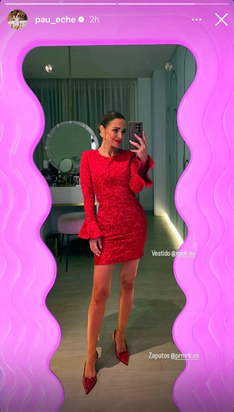 El look para celebrar el amor de Paula Echevarría.