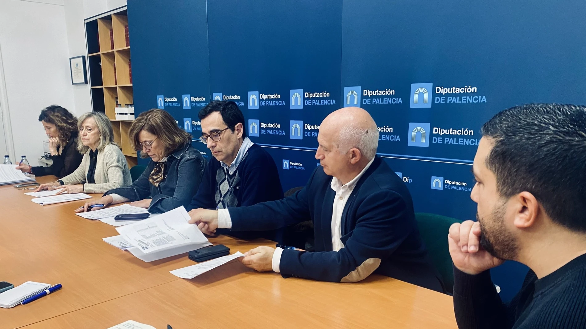 Junta de Gobierno de la Diputación de Palencia presidida por Ángeles Armisén