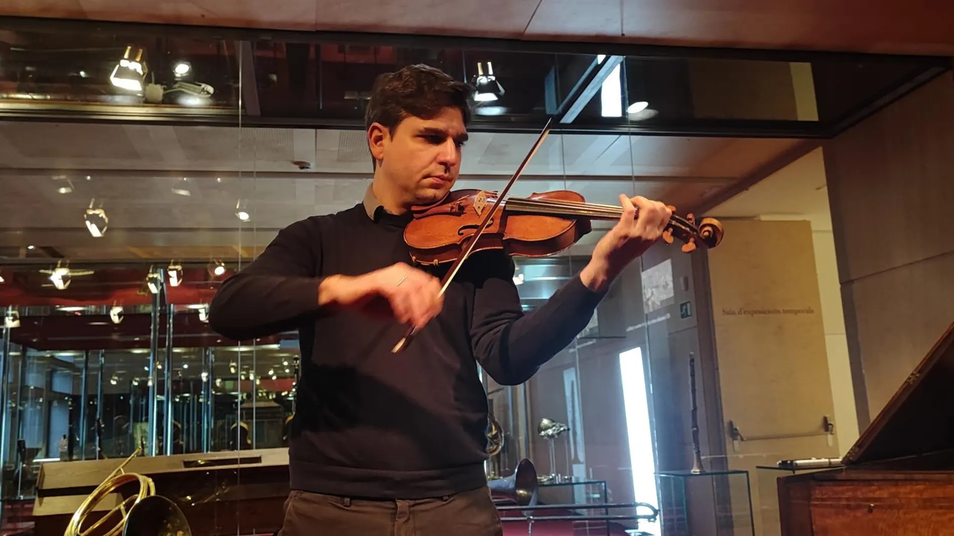 CATALUNYA.-El Museu de la Música de Barcelona recupera un violín de Nicolas Duclos de mitad del siglo XVIII