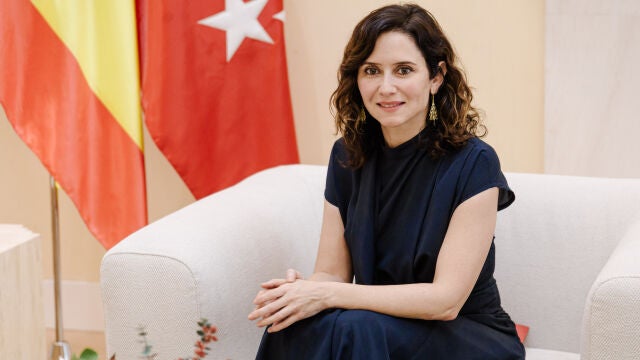 La presidenta de la Comunidad de Madrid, Isabel Díaz Ayuso