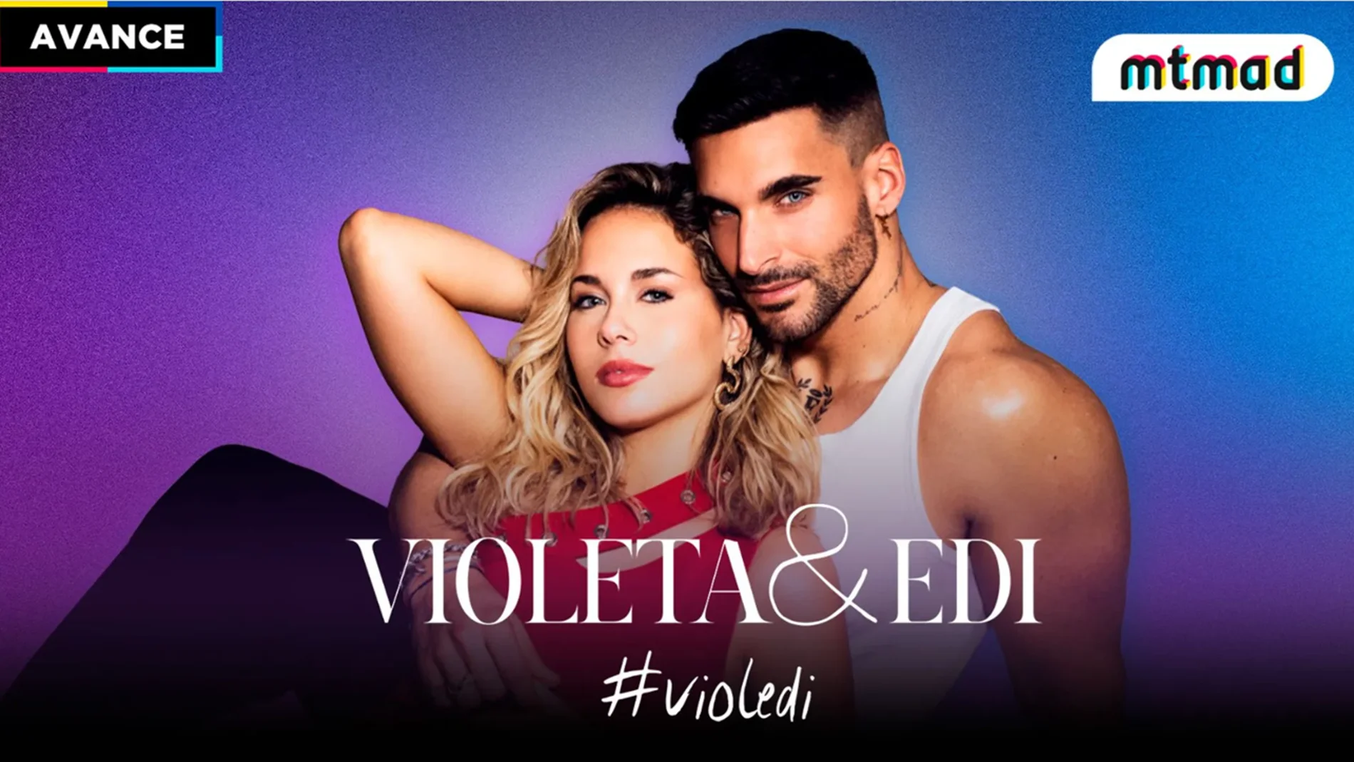 Violeta y Edi en la promo de su nuevo canal