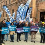 MADRID.-Cientos de funcionarios se movilizan en varias ciudades por Muface: "Con la salud no se mercadea"