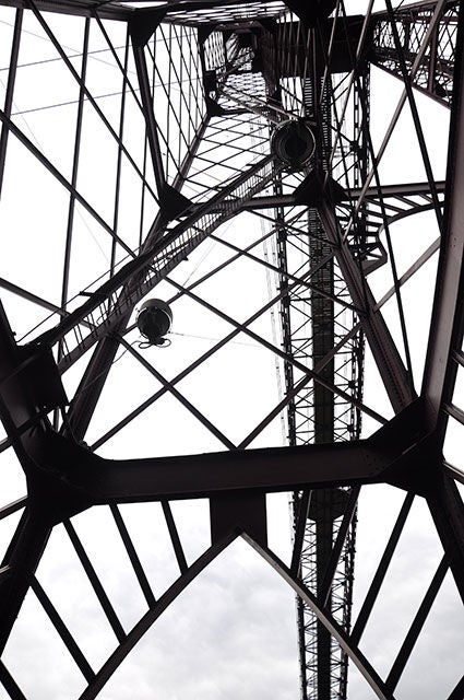 Imagen de la estructura del puente de Portugalete
