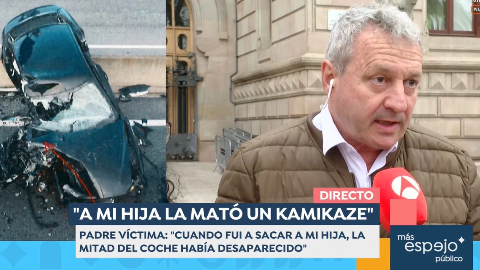 Padre víctima de un "kamikaze" exige justicia: "Mató a mi hija hace siete años y no ha entrado en prisión"