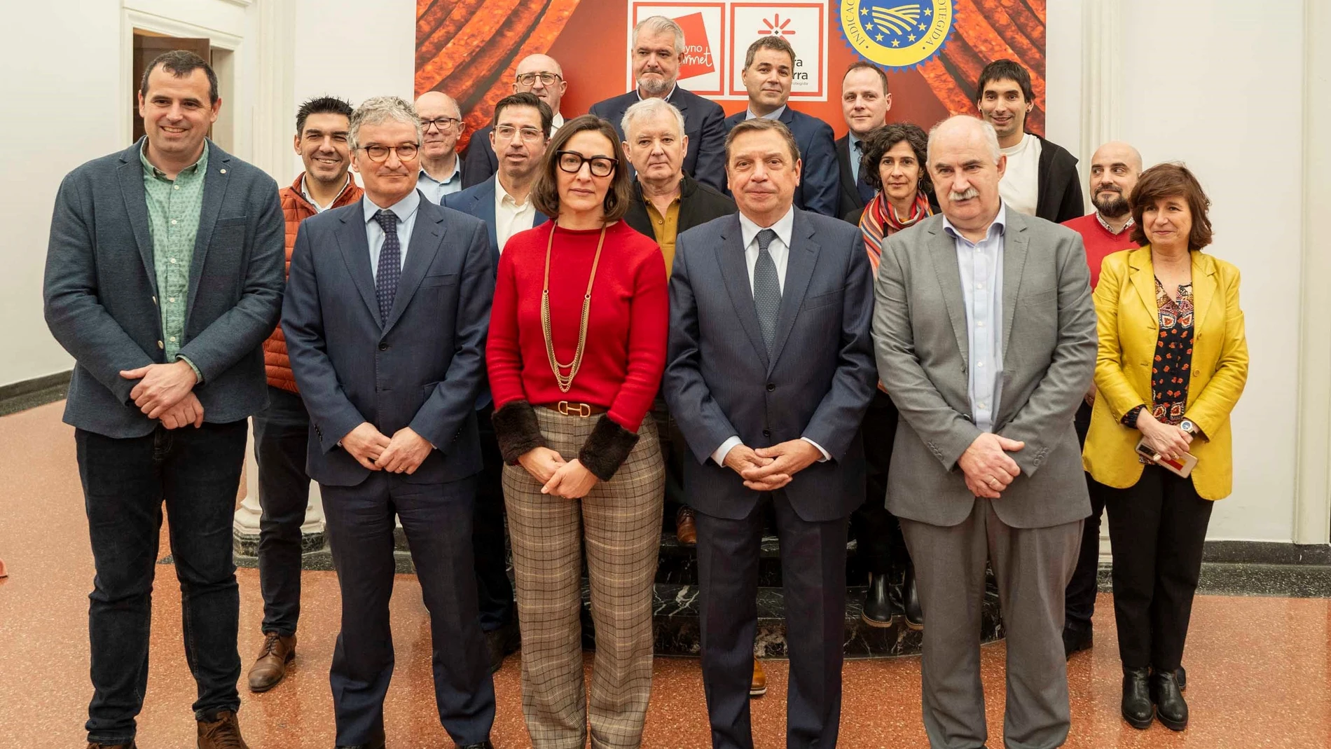 Foto de familia de la presentación