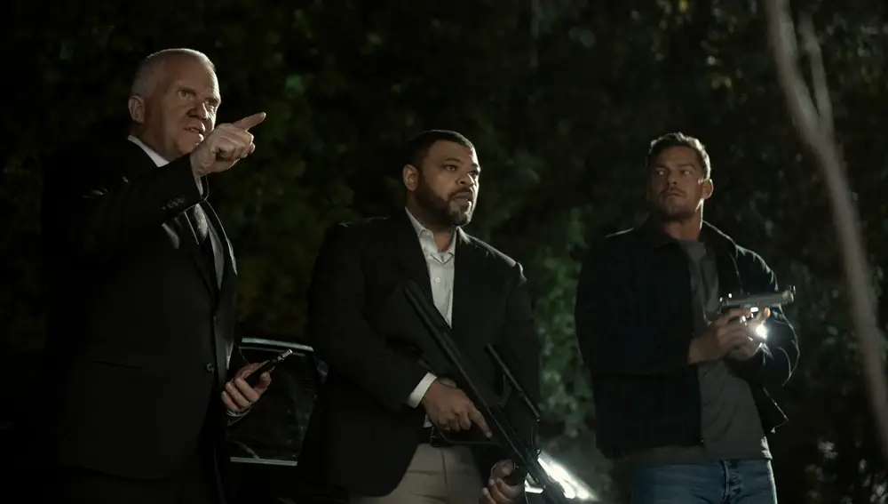 Una escena de la tercera temporada de "Reacher"