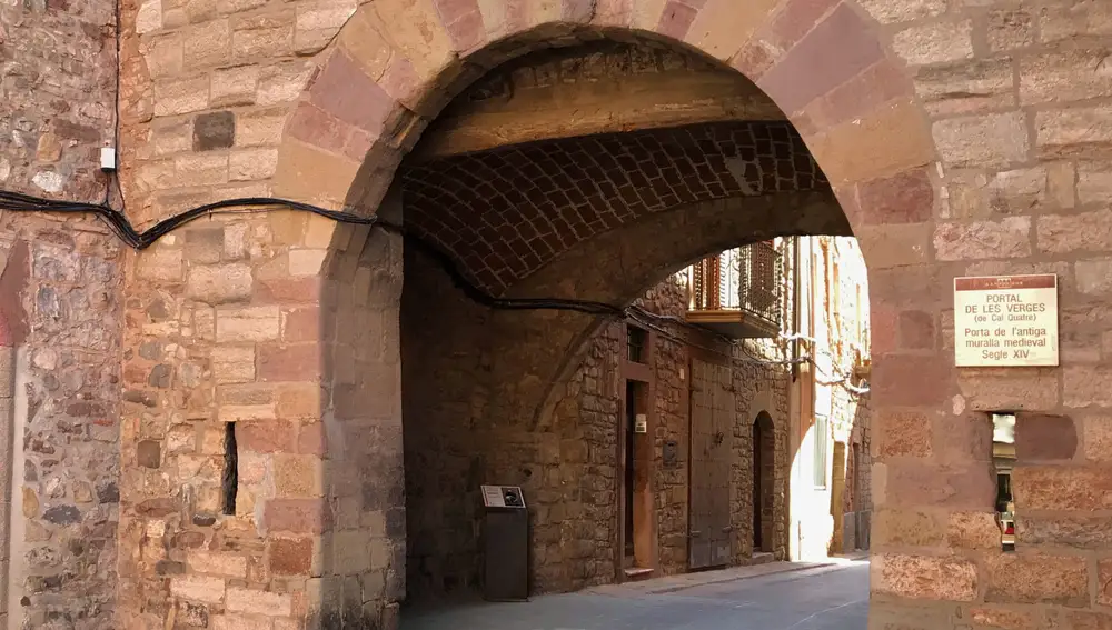 La muralla que rodeaba Santpedor en el siglo XIV, construida por orden del rey Pedro III