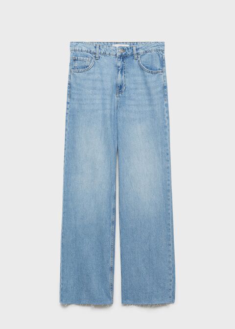 Jeans Danila wide leg tiro alto