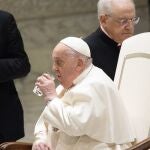 El papa en una audiencia del Jubileo