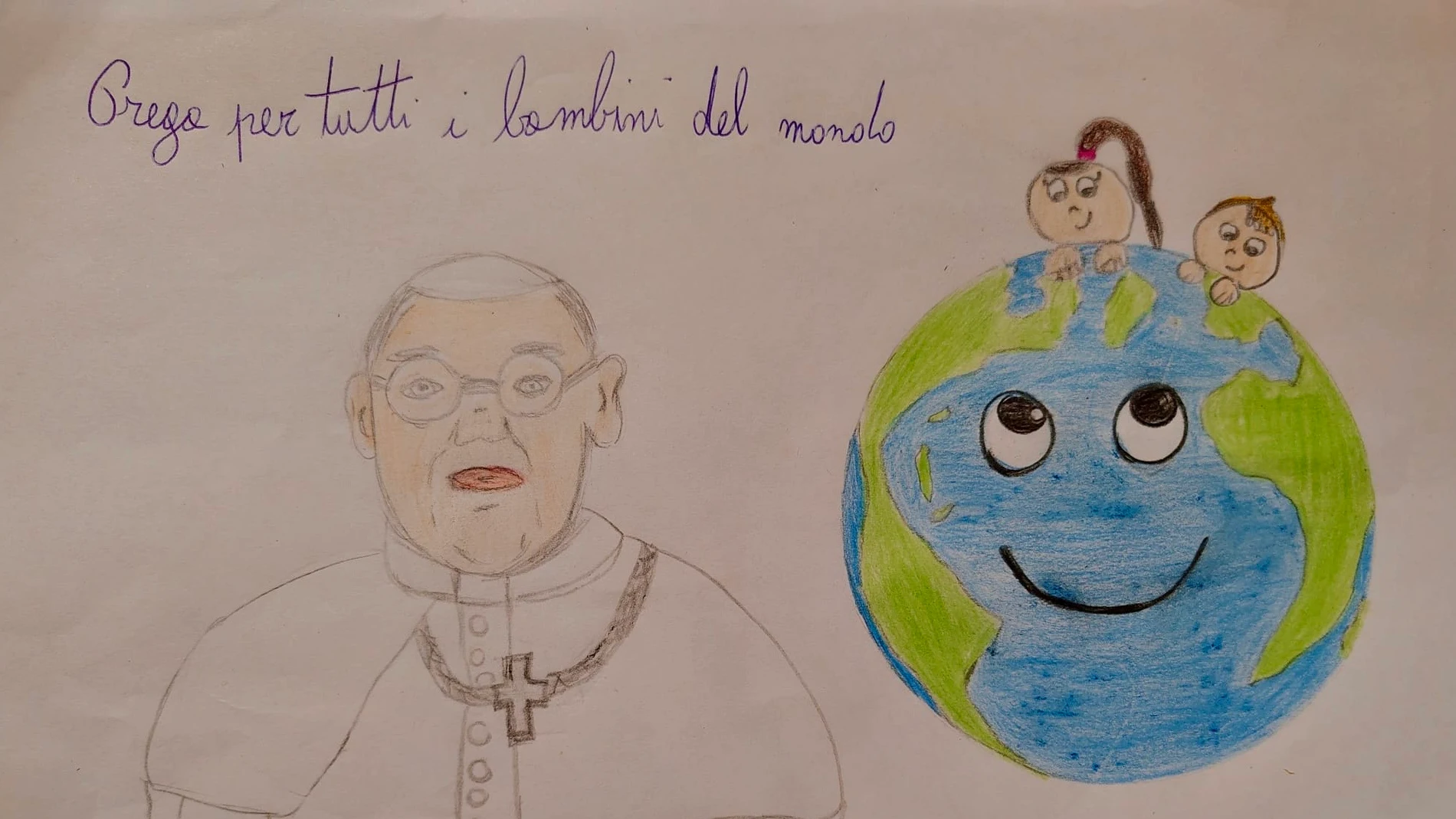 "Mensajes de los niños al Papa"